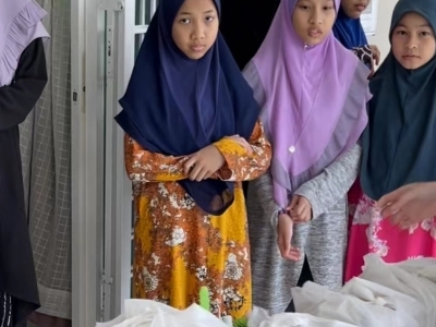 Samurai Sushi Malaysia donation To Rumah Sentuhan Budi On 16 December 2021