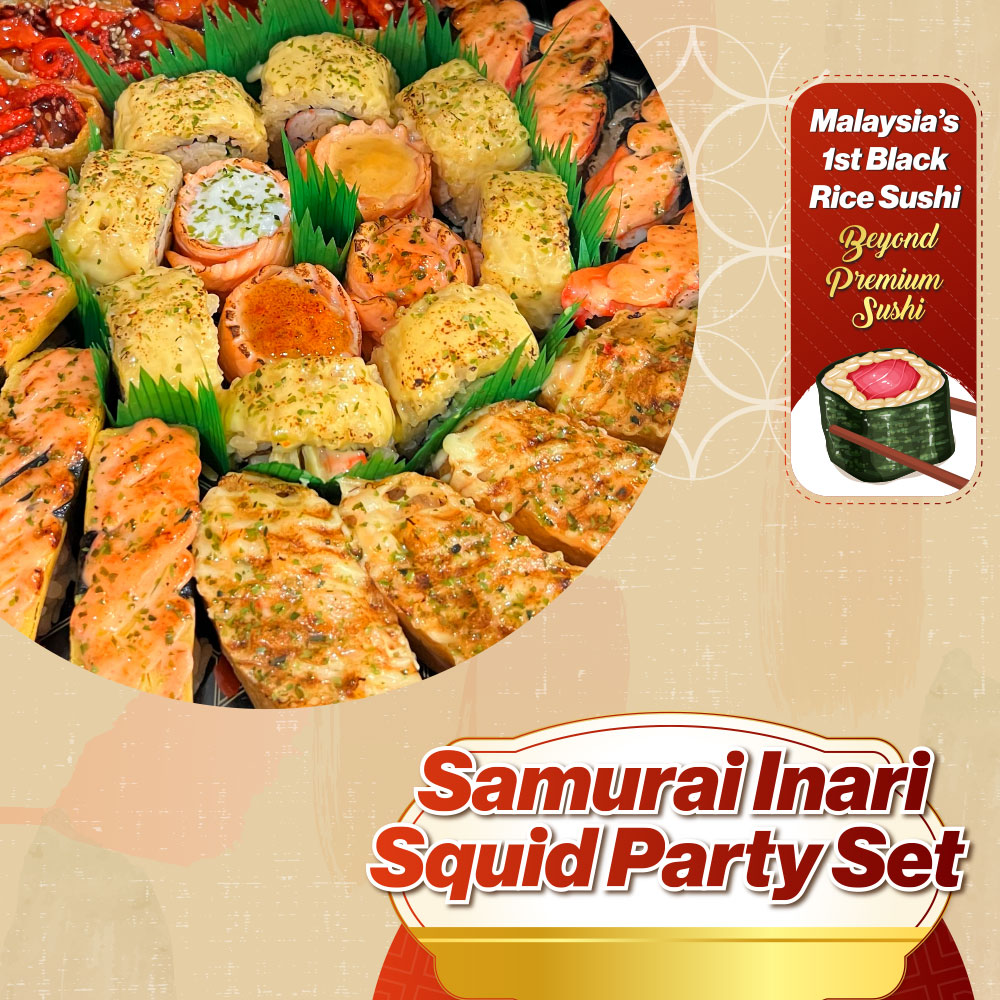 P1 Samurai InariSquid Party Set