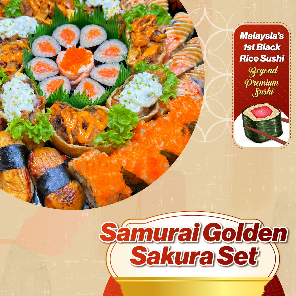 P2 Samurai Golden Sakura Set