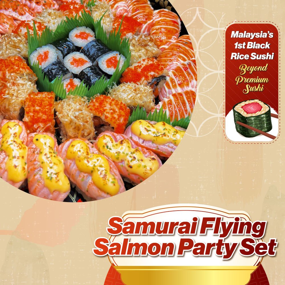 P4 Samurai Flying Salmon Party Set