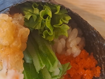 Tempura Ebi Hand Roll